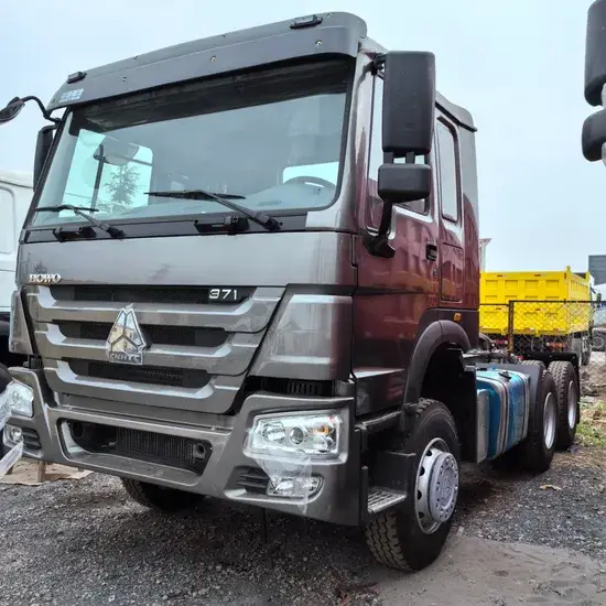 Xe tải Sinotruk 430HP Mới - Xe tải động cơ Weichai 40ton HOWO Rơ moóc kéo xe tải hạng nặng - Mua bán xe tải 10 Wheeler 6X4 hình ảnh 1-description