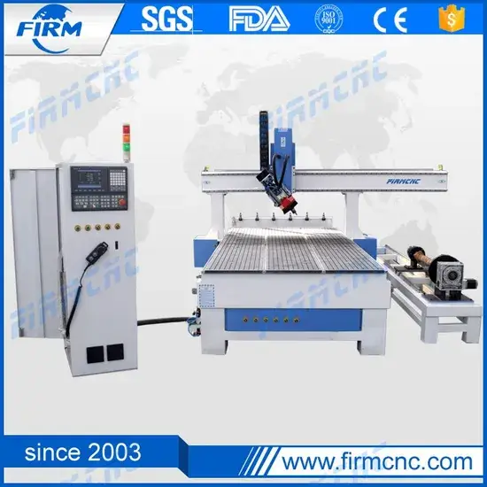 Router CNC 1530 tự động thay đổi dụng cụ làm việc 4 trục, hàng Trung Quốc chất lượng cao hình ảnh 1-description