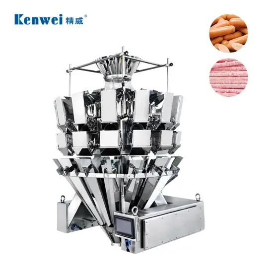 Đa chức năng! Máy đóng gói thực phẩm ăn vặt và máy cân đa đầu cho xúc xích kẹo mút - Sản phẩm mới từ nhà cung cấp này hình ảnh 1-description