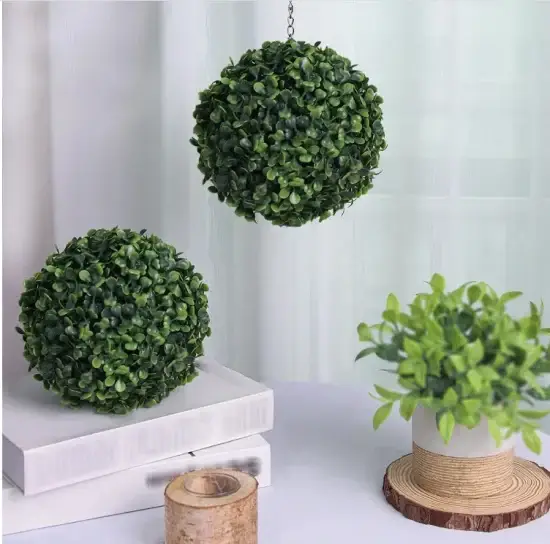 Chậu nhựa trang trí mini phù hợp cho sân vườn trong nhà và ngoài trời, cỏ bóng, cây giả với giá sỉ hình ảnh 1-description