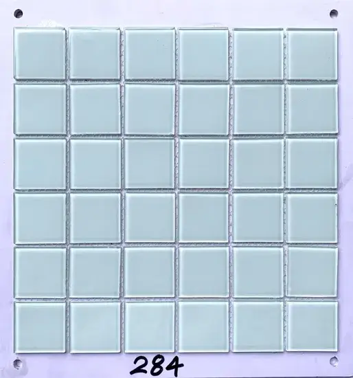 Gạch thủy tinh mosaic dành cho ứng dụng trong bể bơi và phòng tắm hình ảnh 1-description