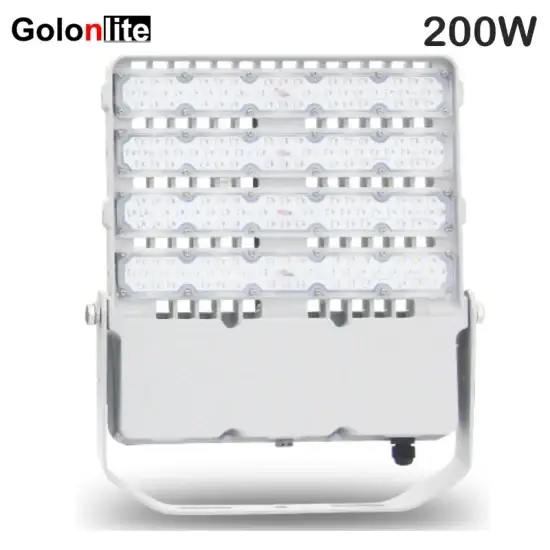 Đèn pha LED sân tennis ngoài trời hiệu suất cao 200W với vỏ nhôm đúc 150LMW hình ảnh 1-description