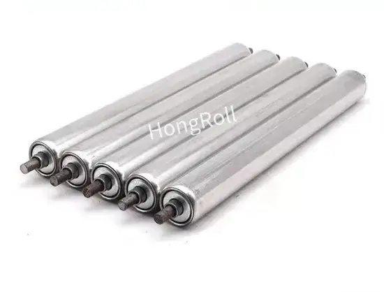 Băng tải con lăn bằng thép không gỉ mạ kẽm 12 tháng bảo hành tùy chỉnh chống tĩnh điện hình ảnh 1-description