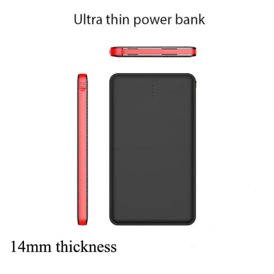 Pin dự phòng mỏng tích hợp cáp sạc 14.3mm, dung lượng 10000mAh hình ảnh 1-description