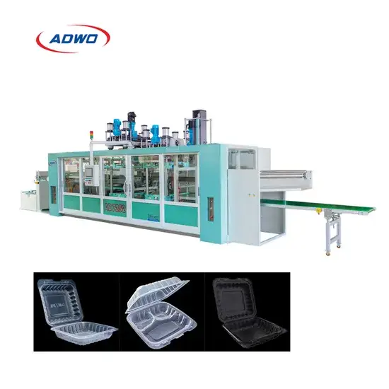Máy đóng hộp thức ăn nhanh tự động từ nhựa chất lượng cao hình ảnh 1-description