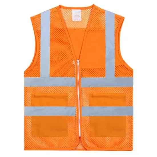 Áo vest phản quang màu hồng cho chạy đêm, sản xuất theo yêu cầu, an toàn và hiệu quả hình ảnh 1-description