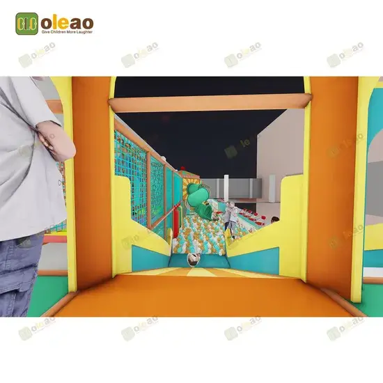 Khu Vui Chơi Trong Nhà Nhiều Màu Sắc, Thiết Kế Tùy Chỉnh, Khu Vực Chơi Mềm hình ảnh 1-description