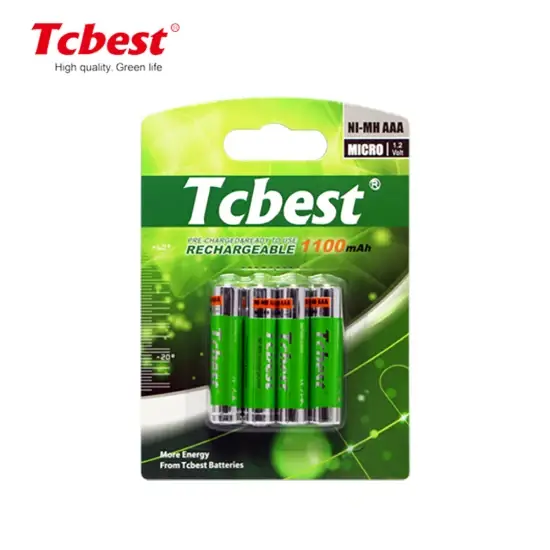 Pin sạc HR03 AAA 1100mAh 1.2V phù hợp cho đèn năng lượng mặt trời trong khu vườn hình ảnh 1-description