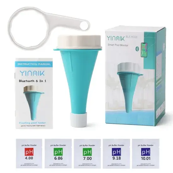 Máy đo chất lượng nước không dây giúp đo lường chính xác cho hồ cá cảnh hình ảnh 1-description