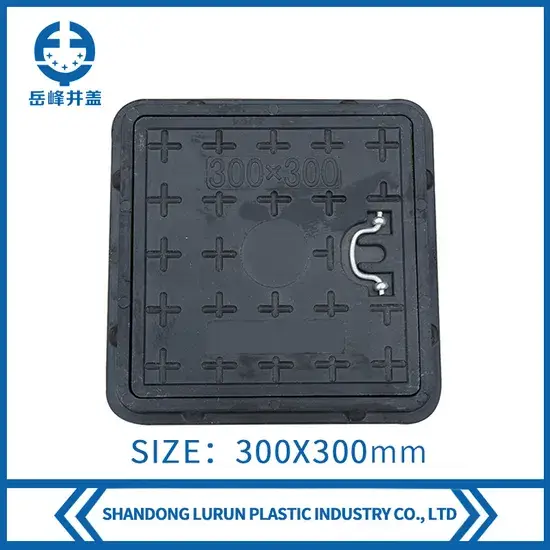 Nắp hố ga vuông FRP kích thước 300X300mm với thiết kế tay kéo hình ảnh 1-description
