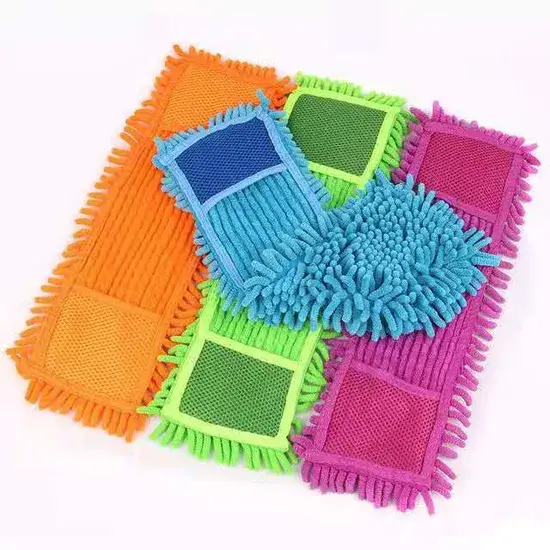 Bộ đầu lau nhà microfiber tiện ích cho việc vệ sinh trong gia đình hình ảnh 1-description