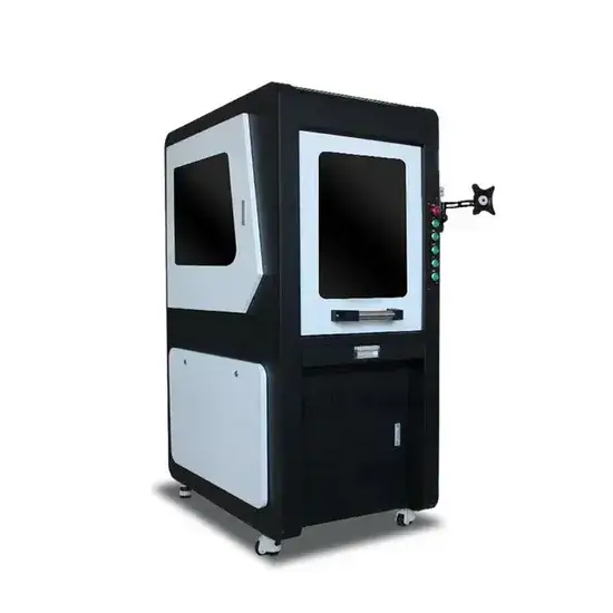 Máy khắc laser sợi với công suất từ 20 Watt đến 50 Watt và thiết kế nắp đậy kín hình ảnh 1-description