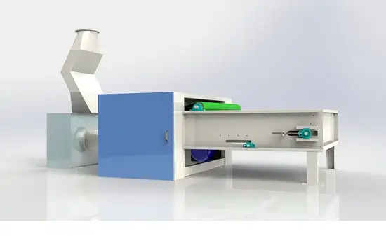 Máy mở trước không dệt đạt chuẩn CE, phổ biến trong công việc sản xuất hình ảnh 1-description