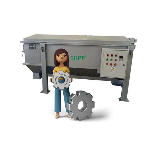 Hệ thống tách chất rắn lỏng và lọc trống quay chất lượng cao cho nước xám tái chế hình ảnh 1-description
