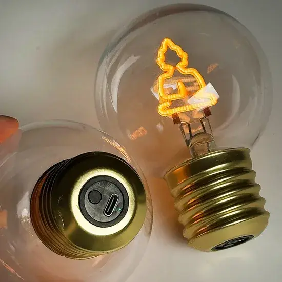 Đèn LED sạc USB A70 E40 - Lựa chọn hoàn hảo cho trang trí hiện đại và đọc sách ban đêm hình ảnh 1-description