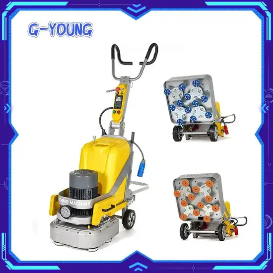 Máy mài bê tông 220V với động cơ 10HP và máy mài bề mặt sàn phù hợp cho công việc xây dựng hình ảnh 1-description