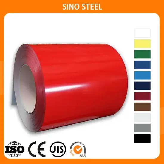 Cuộn thép mạ kẽm PPGI với hoa văn và lớp phủ màu dành cho thị trường Ukraina hình ảnh 1-description