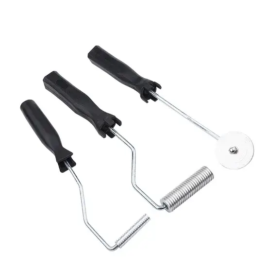 Bộ 3 chiếc lăn laminating hợp kim nhôm chất lượng cao cho việc làm FRP hình ảnh 1-description