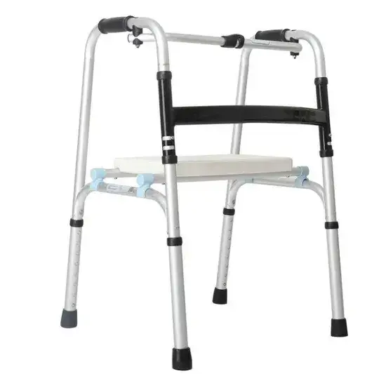 Khung đứng nhẹ cho người cao tuổi, xe lăn nhôm gập lại cho người khuyết tật hình ảnh 1-description
