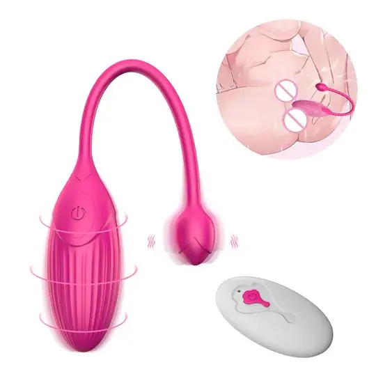 Tần số USB Chống nước Không dây Trứng rung tình yêu điều khiển từ xa - Sản phẩm mới hình ảnh 1-description