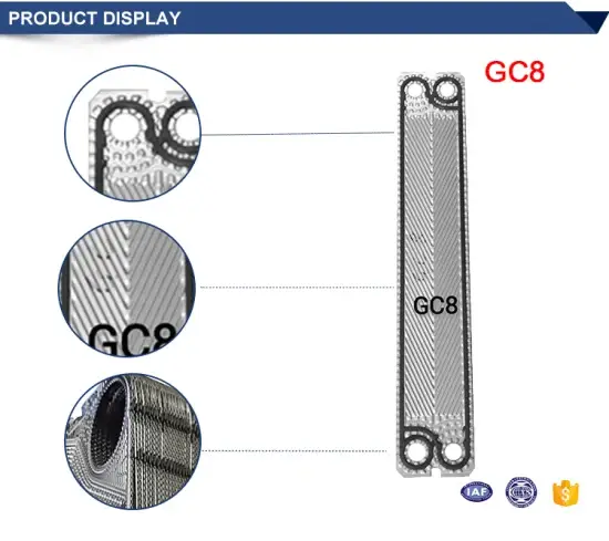 Bộ trao đổi nhiệt tấm truyền nhiệt chất lượng cao S7a từ SS304/SS316L/Titanium/Smo254/C276 hình ảnh 1-description