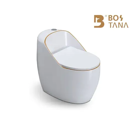 Bồn cầu sứ phong cách phương Tây, thiết kế ốc sên độc đáo, màu sắc đa dạng và hệ thống xả xoáy hiện đại hình ảnh 1-description