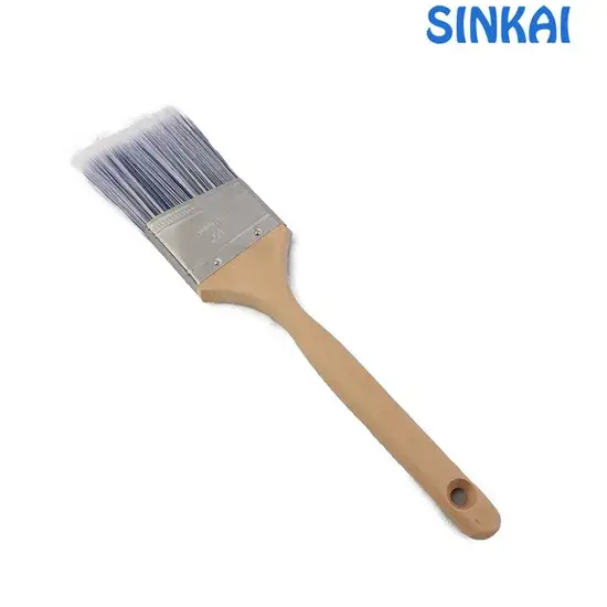 Bàn chải góc nhà xưởng với tay cầm bằng gỗ tự nhiên hình ảnh 1-description