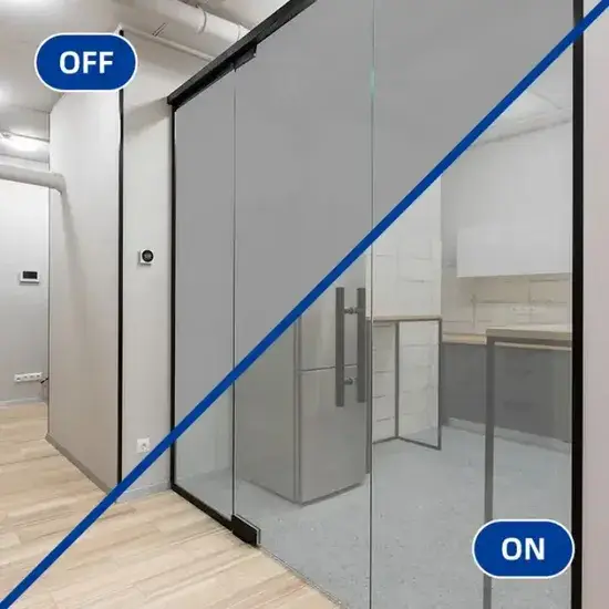 Cửa sổ và cửa kính chất lượng cao dành cho nhà prefab, bảo vệ tối đa khỏi tia UV với công nghệ phim thông minh Pdlc hình ảnh 1-description