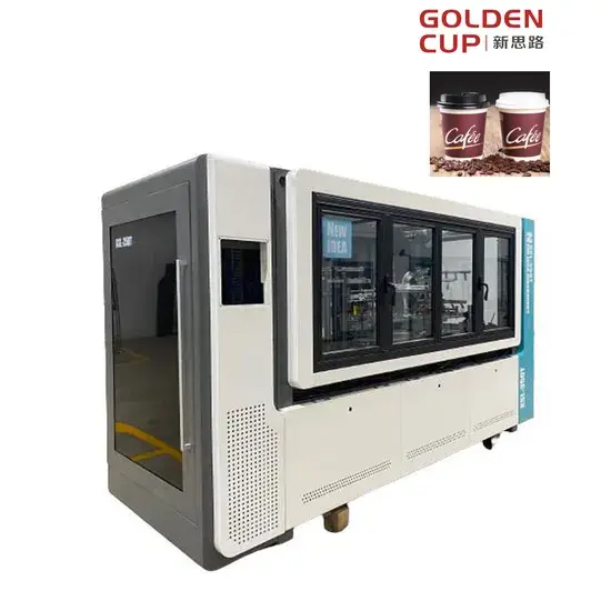 Máy sản xuất cốc giấy chứa thực phẩm chất lượng tốt - Golden Cup hình ảnh 1-description