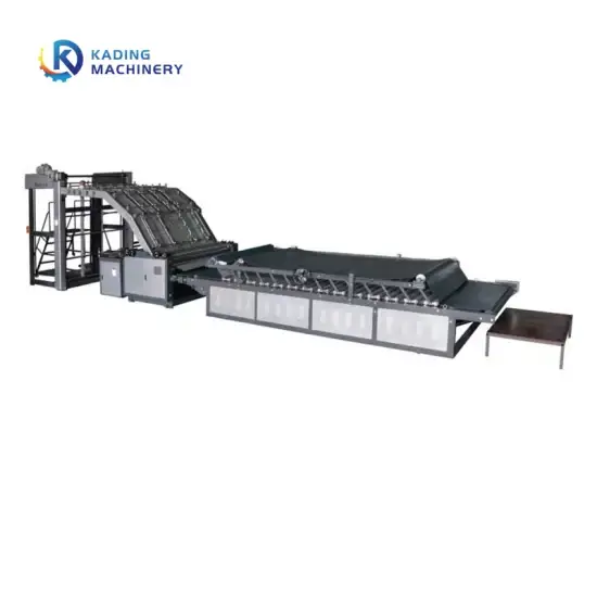 Máy dán giấy tự động phục vụ cho việc làm bìa sóng giấy hình ảnh 1-description