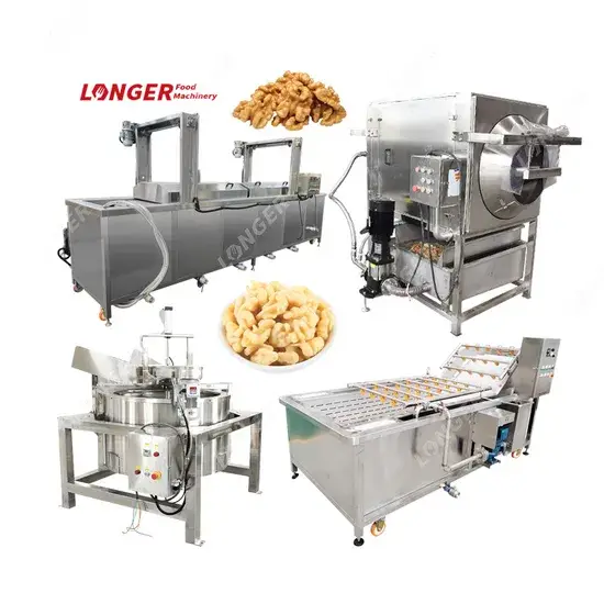 Máy làm sạch và rửa vỏ óc chó - Thiết bị tiện lợi cho việc chế biến hình ảnh 1-description