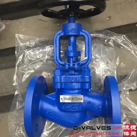 Van cầu sử dụng đệm bellow, đầu bích làm từ gang dẻo theo tiêu chuẩn DIN Pn40 hình ảnh 1-description