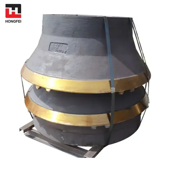 Bộ phận thay thế Concave và Mantle cho máy nghiền hình nón: Lớp bát và lớp vỏ phù hợp cho các máy móc khai thác hình ảnh 1-description