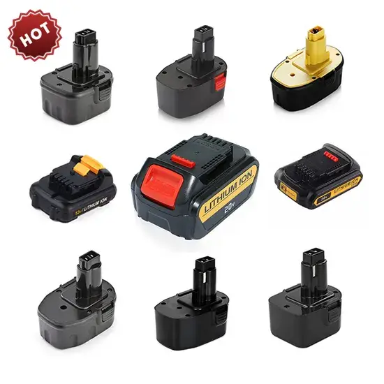 Bộ pin lithium ion thay thế OEM sạc lại cho các loại pin Dewalt từ 7.2V đến 20V hình ảnh 1-description