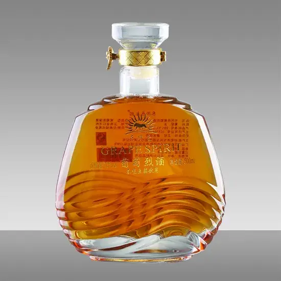 Bình thủy tinh đa dạng dành cho whisky, tequila, rượu rum, gin và brandy, có nắp kín hình ảnh 1-description