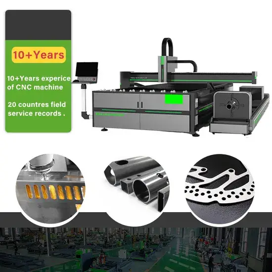 Máy cắt ống kim loại bằng công nghệ laser sợi cho các loại thép không gỉ và đồng đỏ hình ảnh 1-description