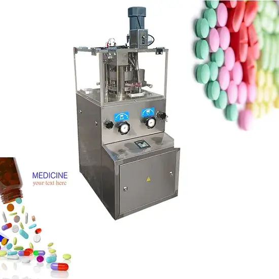 Máy ép viên thuốc dạng tròn: Thiết bị nén viên thuốc enzyme hiệu quả hình ảnh 1-description