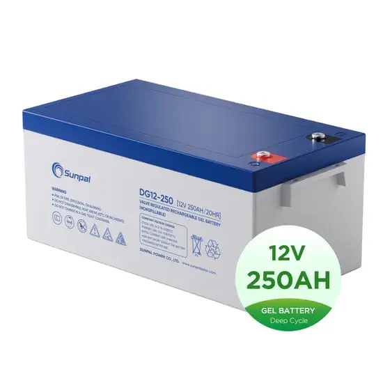 Ắc quy chì Sunpal 12V 100ah 200ah 250ah dành cho hệ thống pin mặt trời tại Đức - Đảm bảo hiệu suất cao hình ảnh 1-description