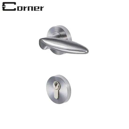 Khóa cửa tay nắm thép không gỉ phổ biến nhất cho việc sử dụng trong nhà hình ảnh 1-description