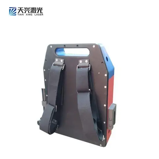Máy tẩy sét bằng laser di động 100W - Giải pháp hiệu quả cho việc loại bỏ rỉ sét trên hành lý hình ảnh 1-description