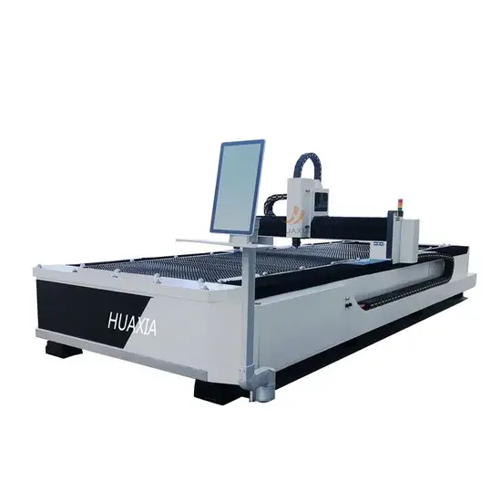 Máy cắt Laser sợi CNC cho thép không gỉ, công suất từ 500 đến 2000W, kích thước là 1500*3000mm hình ảnh 1-description
