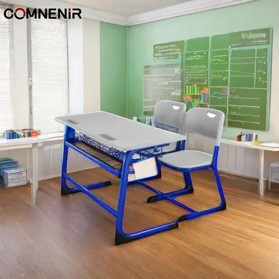 Bộ bàn ghế học sinh hiện đại, nội thất trường học được đề xuất từ nhà cung cấp này hình ảnh 1-description