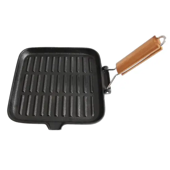 Chảo chiên chống dính với tay cầm gập tiện lợi hình ảnh 1-description