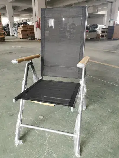 Ghế gấp đa năng thiết kế cho không gian ngoại thất, có thể điều chỉnh độ cao và phù hợp với vườn hình ảnh 1-description
