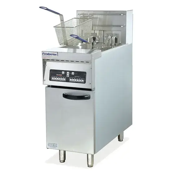 Nồi chiên điện cao cấp với chất liệu thép không gỉ, 2 ngăn nướng và 2 rổ hình ảnh 1-description