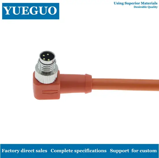 M8 Chân Công Nghiệp Chống Nước 4 Kết Nối Dây - Sản Phẩm Chất Lượng hình ảnh 1-description