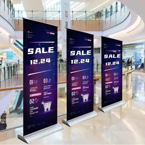 Đỡ quảng cáo di động nhôm cho triển lãm và trưng bày quảng bá ngoại việ ngoại trời hình ảnh 1-description