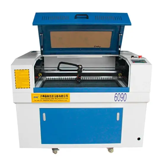 Máy khắc laser CO2 đa năng, phù hợp với việc khắc MDF, acrylic và cắt kim loại nhỏ hình ảnh 1-description