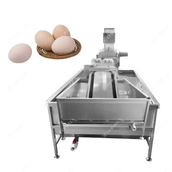Máy rửa trứng công nghiệp với chức năng sấy, quạt gió và hệ thống kiểm tra tự động hình ảnh 1-description