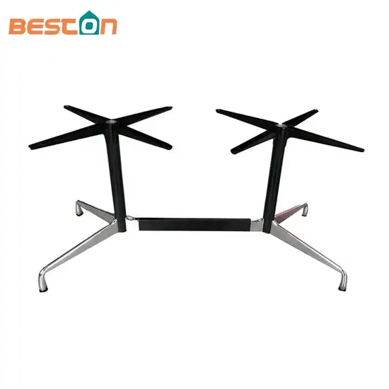 Chân Bàn Sắt Màu Đen Hiện Đại Thiết Kế Đơn Giản Phục Vụ Cho 4 Người hình ảnh 1-description